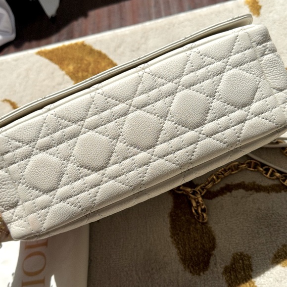 Authentic Medium Dior Ivory Caro Bag - Picture 8 of 16